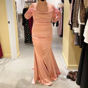 Pink prom or bridesmaid dress